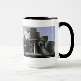 Caneca Panorama do museu de Guggenheim