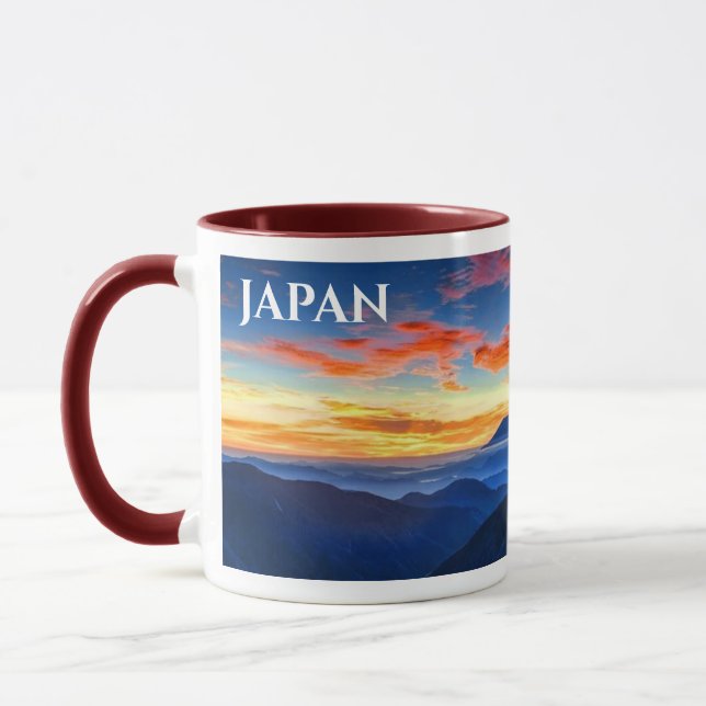 Caneca Panorâmica do Monte Fuji no Japão (Esquerda)