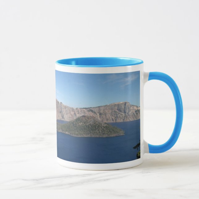 Caneca panorâmico do lago crater (Direita)