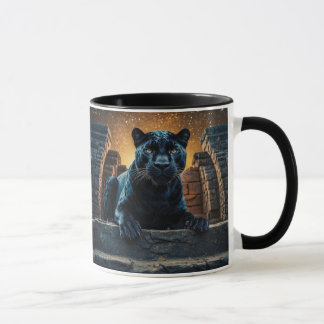 Caneca Pantera Negra e Templo Tailandês
