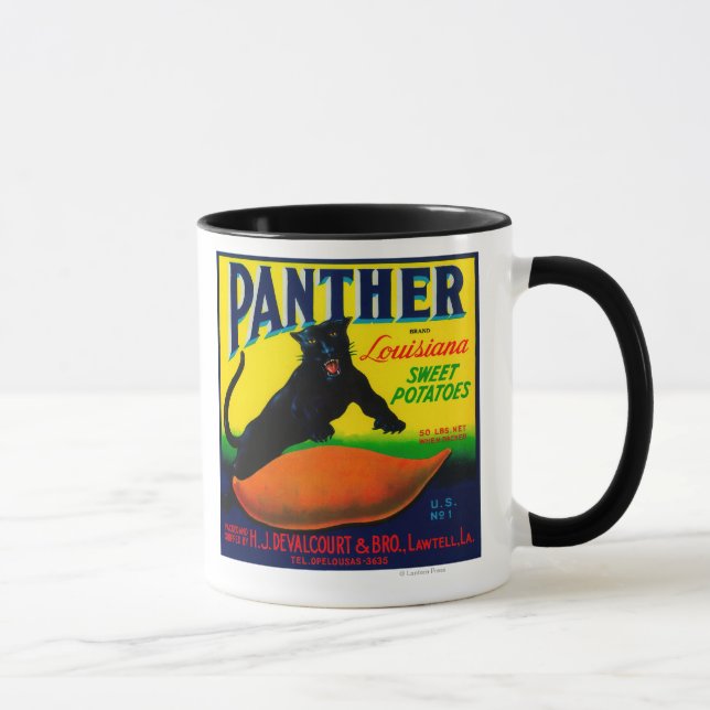 Caneca Panther Yam LabelLawtell, LA (Direita)