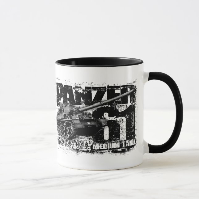 Caneca Panzer 61 Ringer Coffee Mug (Direita)