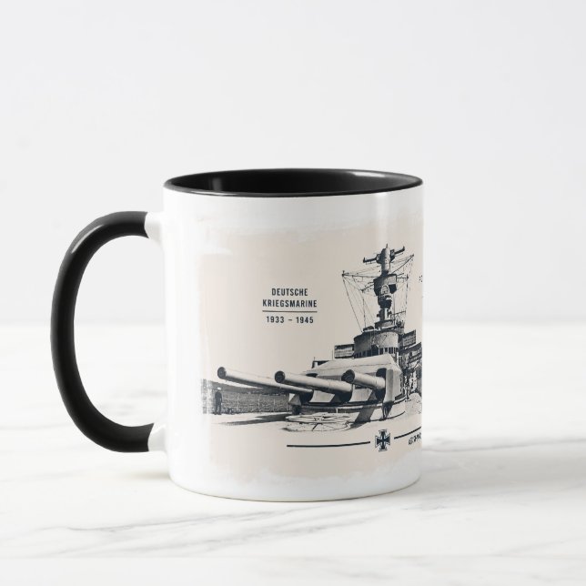 Caneca Panzerschiff Deutschland (Esquerda)
