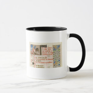 Caneca Pão do cozimento, de um livro das horas