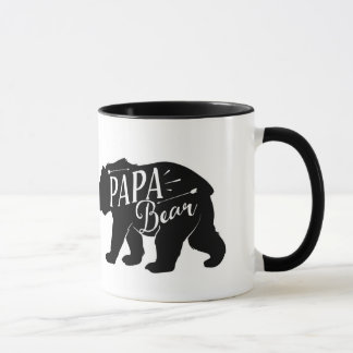 Caneca Papa Bear Mug, Papa Bear Cup, pai ou presente de p