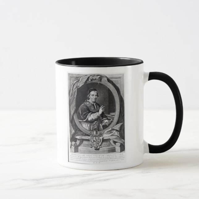 Caneca Papa Clemente XIV, gravado por Domencio Cunego (Direita)