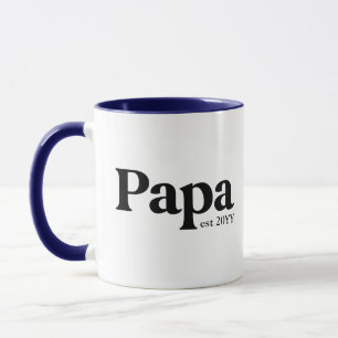 Caneca Papa criou o vovô personalizado Mug