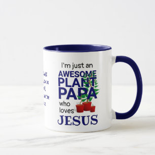 CANECA PAPA DE PLANTA PERSONALIZADA ADORA JESUS