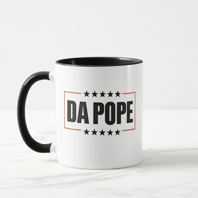 Caneca Papa Leão XIV Igreja Cristã Do Papa (Esquerda)