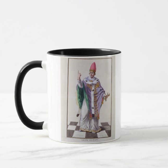 Caneca Papa Leo III (795-816) 'de DES Estampes de (Esquerda)