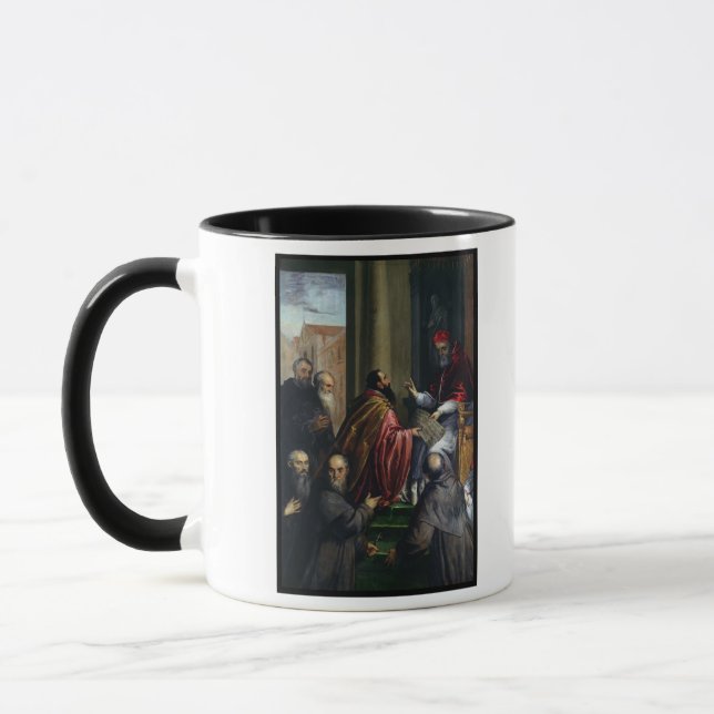 Caneca Papa Paul IV que cedem um estatuto (Esquerda)