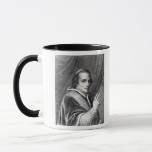 Caneca Papa Pius VII, gravado por Rafaello Morghen