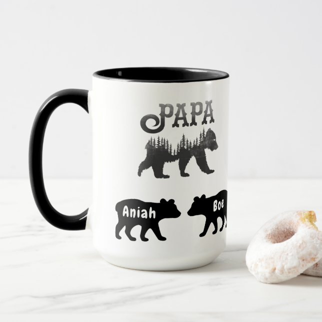 Caneca Papa Urso e Cubs Coffee Mug (Com Donut)