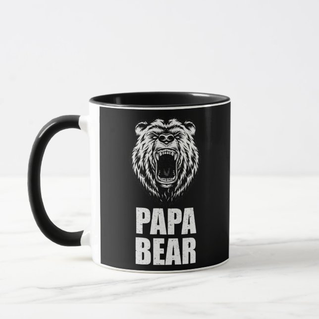 Caneca papa urso s para mens papa urso para dia de os pai (Esquerda)