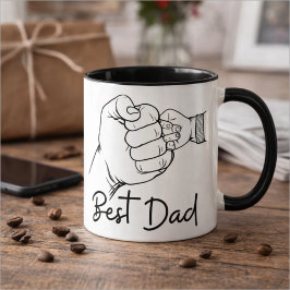 Caneca Papai Moderno Bonito Melhor