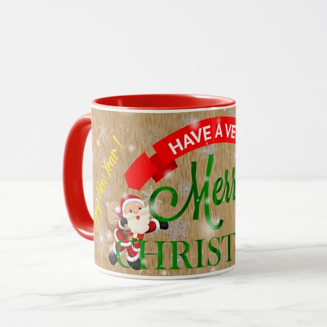 Caneca Papai Noel (Frente Esquerda)