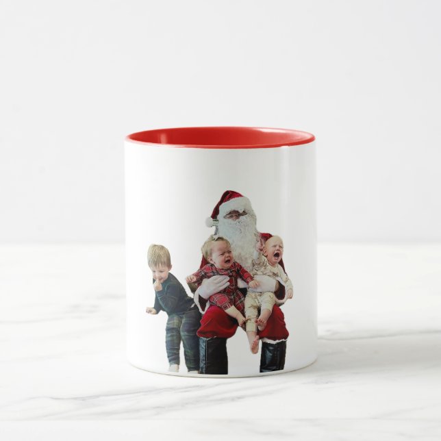 Caneca Papai Noel Assustador ? (Centro)