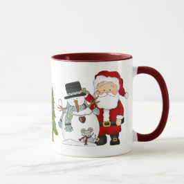 Caneca Papai noel de Natal