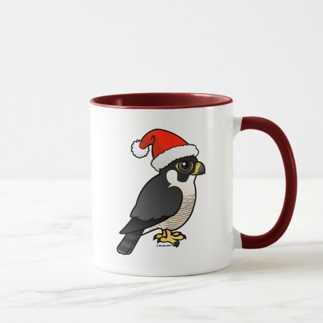 Caneca Papai noel do falcão de peregrino (Direita)