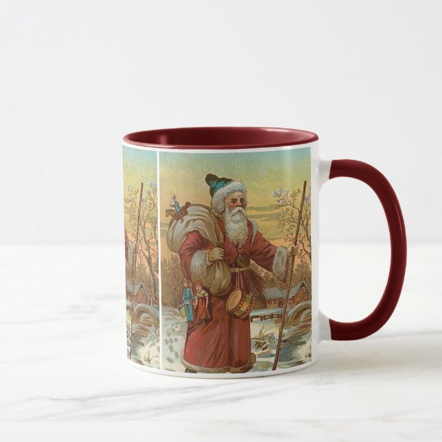 Caneca Papai noel do vintage (Direita)