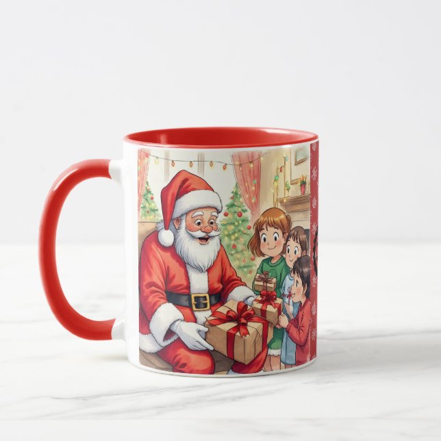 Caneca Papai Noel, Espalhando o Natal (Esquerda)