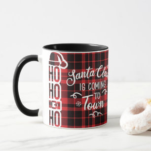 Caneca Papai Noel está chegando no Natal da Xadrez Negra 