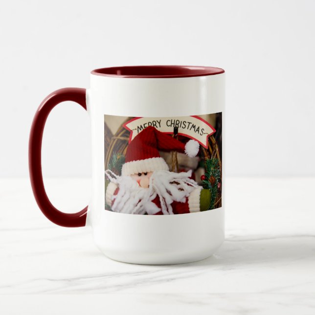 CANECA PAPAI NOEL FÉRIAS FELIZES (Esquerda)