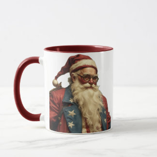 Caneca Papai Noel Patriótico