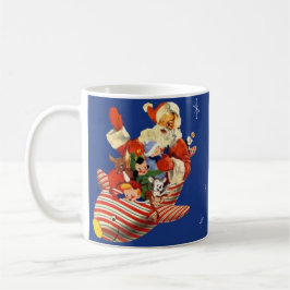 Caneca Papai noel retro de Rocket dos doces que bebe a