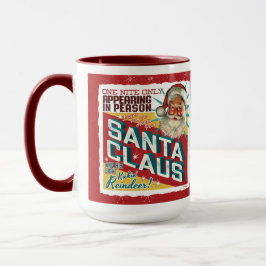 Caneca Papai Noel! Só Uma Noite! Design de Poster