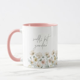 Caneca PAPAI Pastel Wildflower Melhor Avó do Mundo