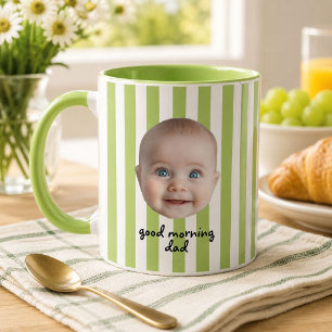 Caneca Papai Personalizado Dia dos Pais Foto do Bebê Rost