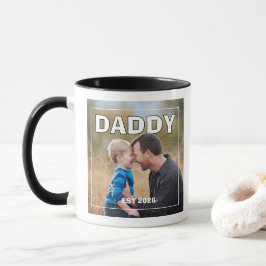Caneca Papai PhotoPop Est Ano Personalizado Foto 2026