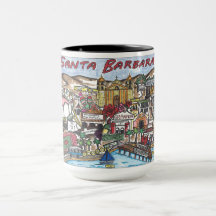 Papais noeis Barbara Map Coffee Mug