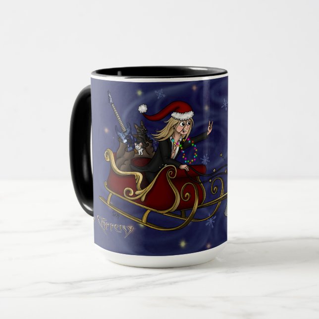 Caneca Papais noeis Chris & Wilbur Sleigh Ride Mug (Frente Esquerda)