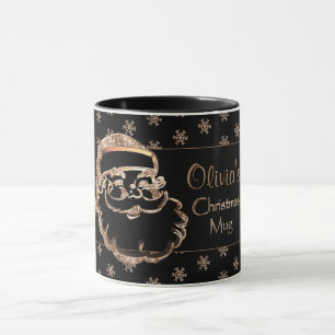 Caneca Papais noeis da Fama de Natal de Olivia