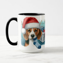 Papais noeis de Beagle "Definir bom" Coffee Mug de