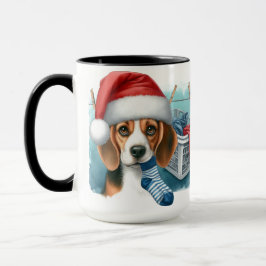 Caneca Papais noeis de Beagle "Definir bom" Coffee Mug de