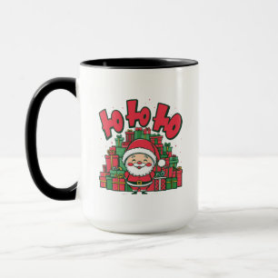 Caneca Papais noeis de Cartoon Jolly Natal-67748