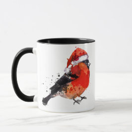 Caneca Papais noeis de Natal Bird Coffee Mugs