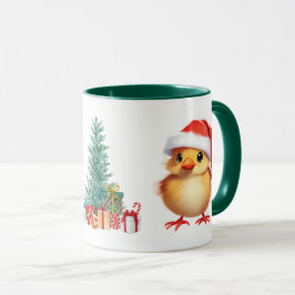 Caneca Papais noeis de natal de bebês de animais bonitos