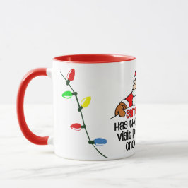 Caneca Papais noeis De Natal Engraçados Visitam Bah Humbu