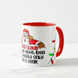 Caneca Papais noeis De Natal Engraçados Visitam Bah Humbu