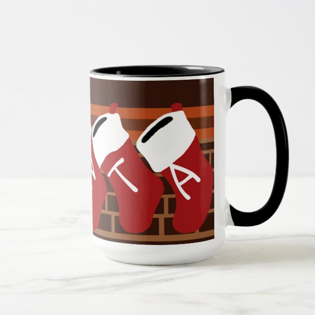 Caneca Papais noeis de Natal - Mug (Direita)