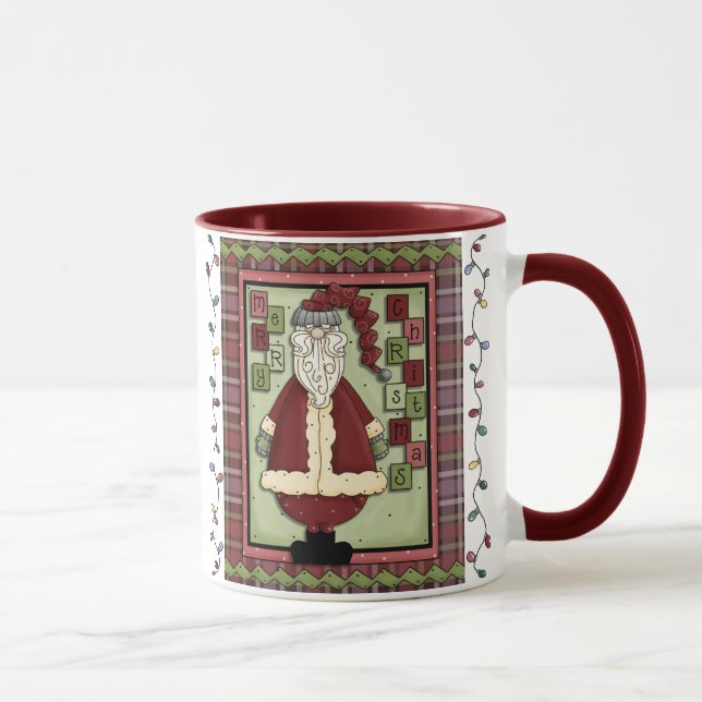 Caneca Papais noeis de Natal Mug de Natal (Direita)