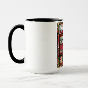 Caneca Papais noeis de Natal, recuperador do ouro Red Tru