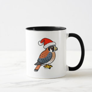 Caneca Papais noeis do Kestrel Americano