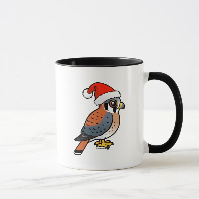 Caneca Papais noeis do Kestrel Americano (Direita)