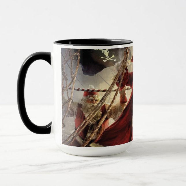 Caneca Papais noeis É Um Pirata (Esquerda)