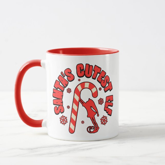 Caneca Papais noeis, Feriado do Bebê, Mug Divertido (Esquerda)
